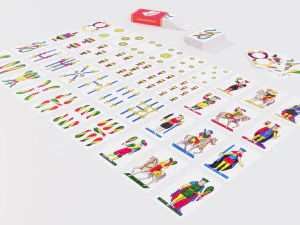 Italian Playing Cards 3D Model