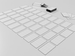 Italian Playing Cards 3D 模型
