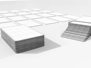 Italian Playing Cards 3D Model