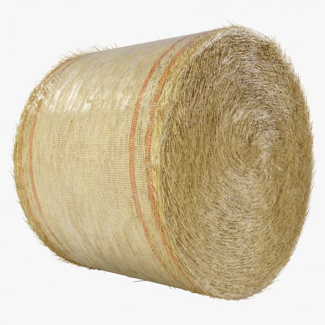 Round Hay Bale 3D 모델 .c4d .max .obj .3ds .fbx .stl .blend 