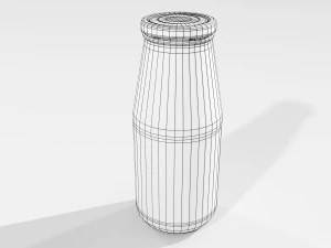 Bottiglia Di Salsa Di Pomodoro Modello 3D