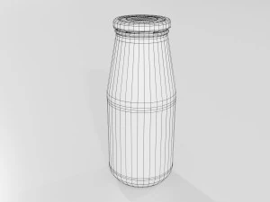 Bottiglia Di Salsa Di Pomodoro Modello 3D