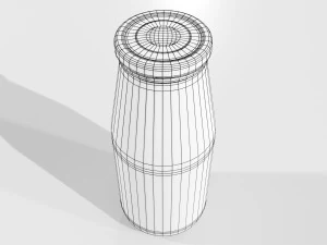 Bottiglia Di Salsa Di Pomodoro Modello 3D