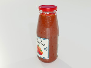 Tomato Sauce Bottle Modelo 3D