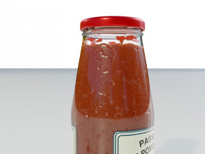 Tomato Sauce Bottle Modelo 3D