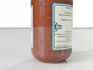 Tomato Sauce Bottle Modelo 3D