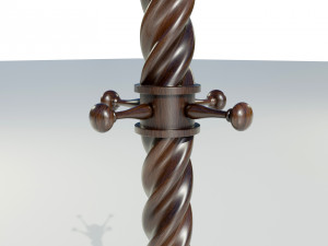 Wooden Clothes Hangers 3D 模型