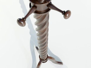Wooden Clothes Hangers 3D 模型