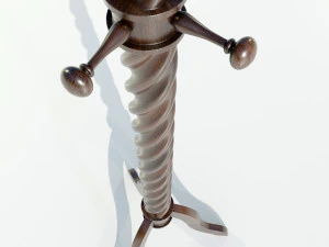 Wooden Clothes Hangers 3D Model