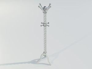 Wooden Clothes Hangers 3D 模型