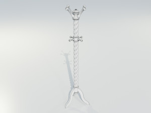 Wooden Clothes Hangers 3D 模型