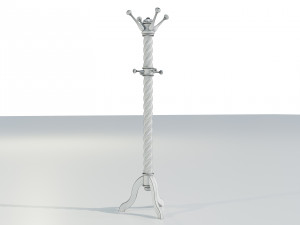 Wooden Clothes Hangers 3D 模型