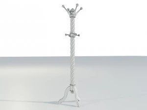 Wooden Clothes Hangers 3D Model