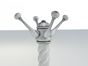 Wooden Clothes Hangers 3D 模型