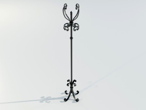 Wrought Iron Clothes Hangers 3D मॉडल
