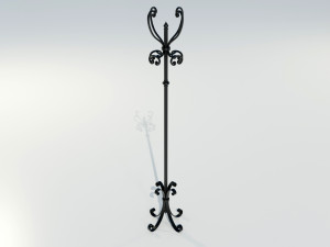 Wrought Iron Clothes Hangers 3D मॉडल