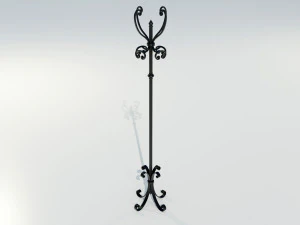 Wrought Iron Clothes Hangers 3D Model
