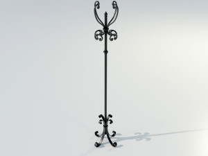 Wrought Iron Clothes Hangers 3D मॉडल