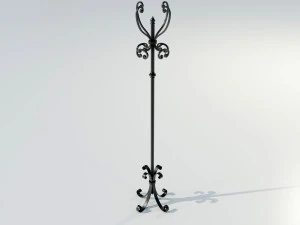 Wrought Iron Clothes Hangers 3D Model