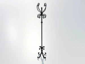 Wrought Iron Clothes Hangers 3D Model