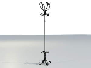 Wrought Iron Clothes Hangers 3D मॉडल