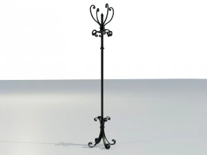 Wrought Iron Clothes Hangers 3D Model