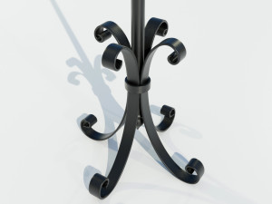 Wrought Iron Clothes Hangers 3D मॉडल