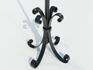 Wrought Iron Clothes Hangers 3D Model