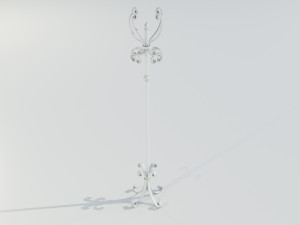 Wrought Iron Clothes Hangers 3D मॉडल