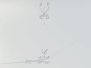 Wrought Iron Clothes Hangers 3D Model