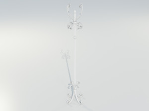 Wrought Iron Clothes Hangers 3D मॉडल