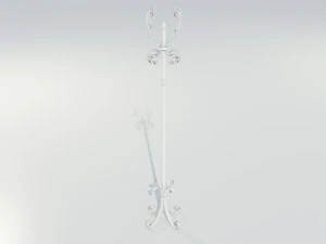 Wrought Iron Clothes Hangers 3D Model