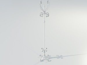 Wrought Iron Clothes Hangers 3D मॉडल