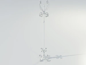 Wrought Iron Clothes Hangers 3D Model
