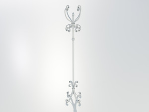 Wrought Iron Clothes Hangers 3D मॉडल