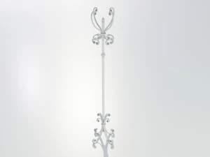 Wrought Iron Clothes Hangers 3D Model