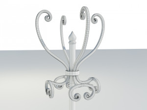 Wrought Iron Clothes Hangers 3D मॉडल