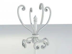 Wrought Iron Clothes Hangers 3D Model