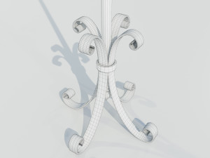 Wrought Iron Clothes Hangers 3D मॉडल