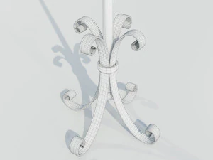 Wrought Iron Clothes Hangers 3D Model