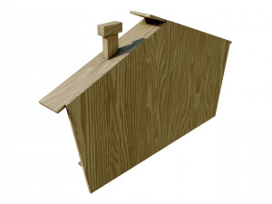 House Shaped Wall Storage 3D 模型