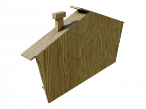 House Shaped Wall Storage 3D Model