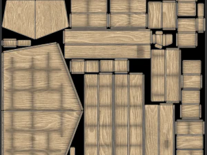 House Shaped Wall Storage 3D Model