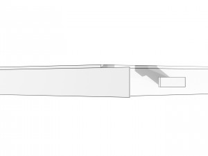 House Shaped Wall Storage 3D 模型