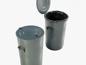 Garbage Can Modelo 3D