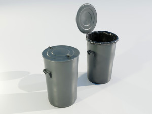 Garbage Can 3D मॉडल