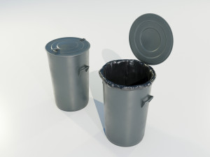 Garbage Can 3D मॉडल