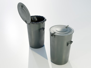 Garbage Can 3D मॉडल