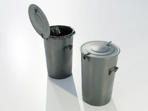 Garbage Can 3D Model