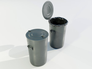 Garbage Can 3D मॉडल